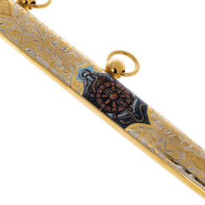 Officer's cutlass with enamels