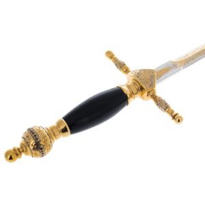 Officer's cutlass with enamels