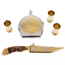 Set of hunting "Wolf" Zlatoust