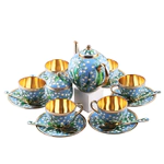 Silver tea set "Lilies of the Valley" for 6 persons, 20 items