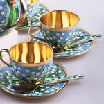 Silver tea set "Lilies of the Valley" for 6 persons, 20 items