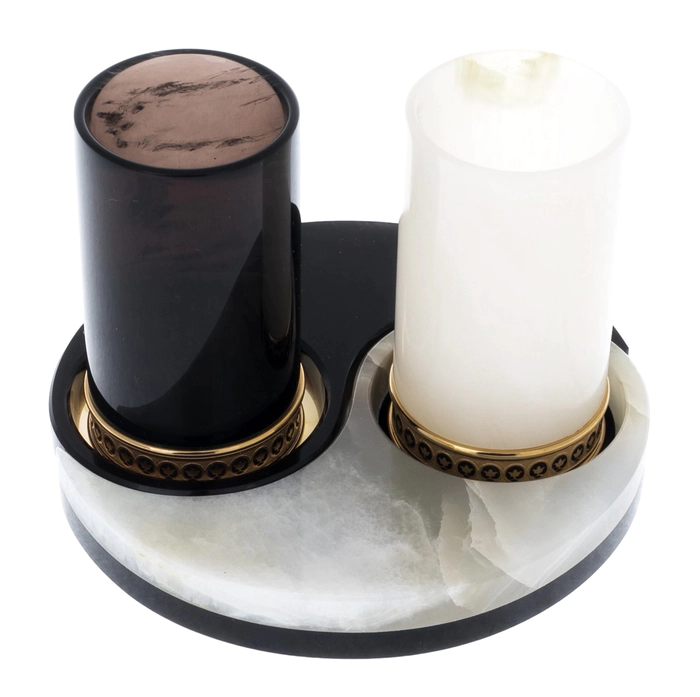 Yin-Yang wine set for 2 persons