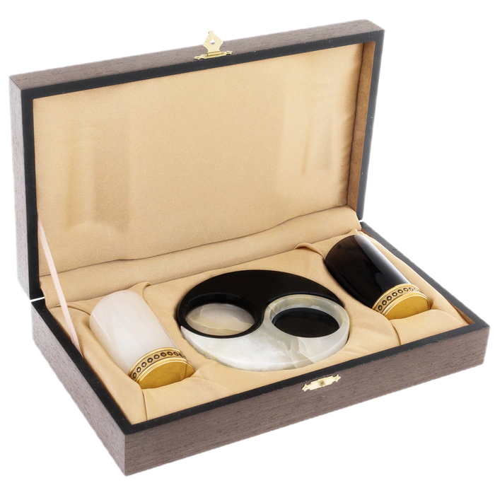 Yin-Yang wine set for 2 persons