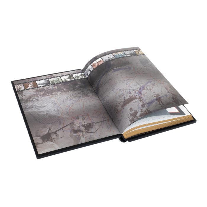 Leather-bound gift book "The Armed Forces of the USSR and Germany 1939-1945"