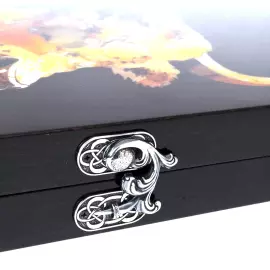 Нарды из мореного дуба "Бык"