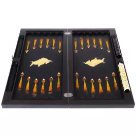 Нарды из мореного дуба "Бык"