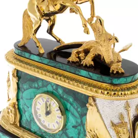 Часы каминные "Георгий Победоносец" Златоуст