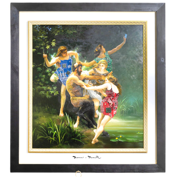 Damir and Daniil Krivenko's painting "In the power of technonyms"