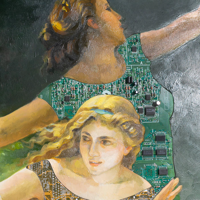 Damir and Daniil Krivenko's painting "In the power of technonyms"