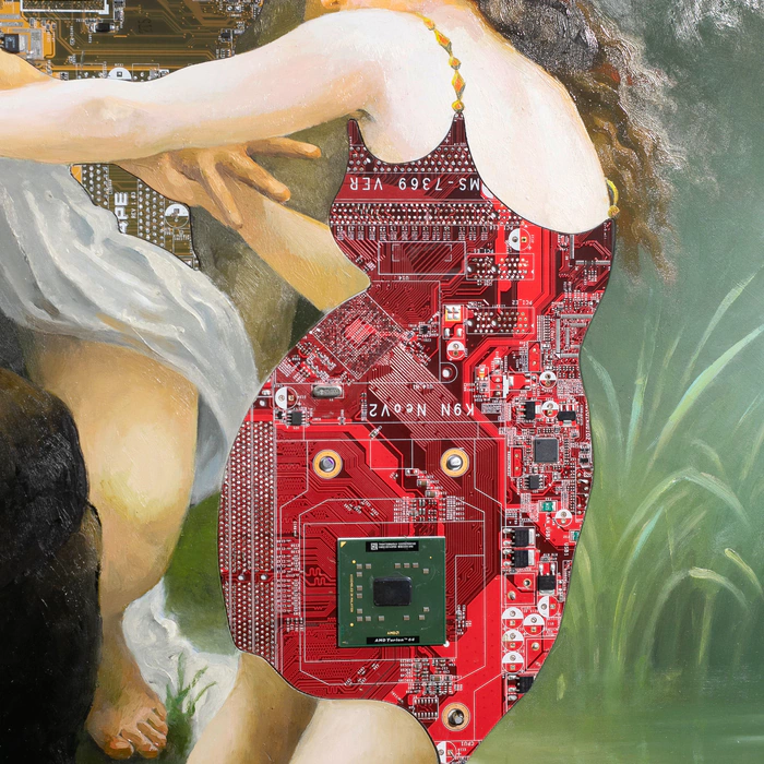 Damir and Daniil Krivenko's painting "In the power of technonyms"