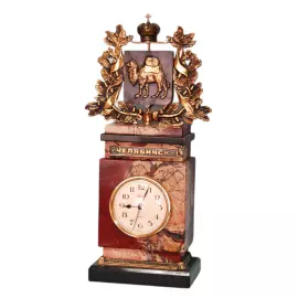 Table clock made of bronze "Provincial. Chelyabinsk region"