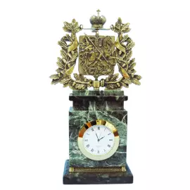 Table clock made of bronze "Provincial. Moscow"