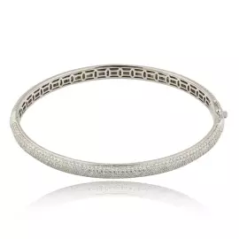 Браслет из белого золота с бриллиантами