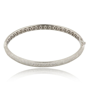 Браслет из белого золота с бриллиантами