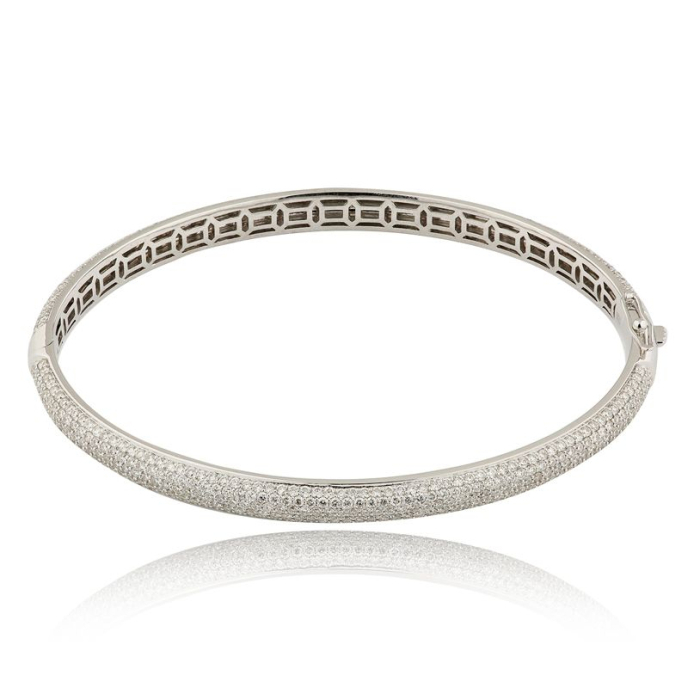 Браслет из белого золота с бриллиантами