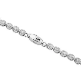 Браслет "Серпантин" из белого золота с бриллиантами