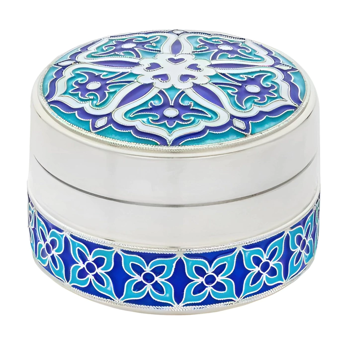 Шкатулка "Зима" из серебра