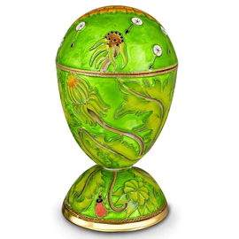 Egg-box "Dandelion" made of silver