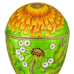 Egg-box "Dandelion" made of silver