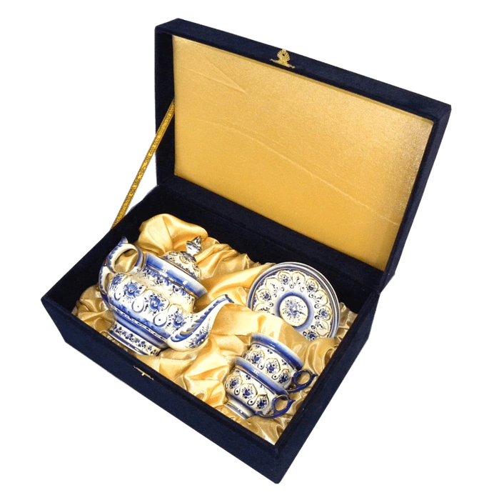 Sunflower tea set small, for 2 persons