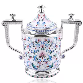 Серебряная сахарница "L`EAU"