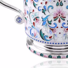 Серебряная сахарница "L`EAU"