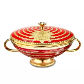 Серебряная сахарница "Шедевры перегородчатой эмали"