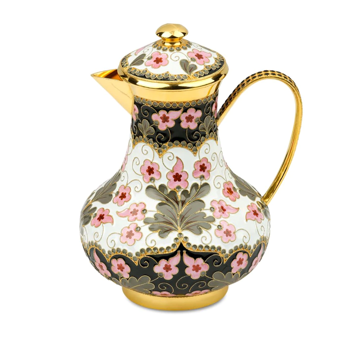Silver creamer "Masterpieces of cloisonne enamel"
