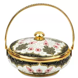 Серебряная сахарница "Шедевры перегородчатой эмали"