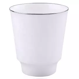 Подстаканник "Хризантемы" из серебра с эмалью