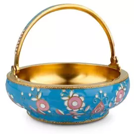 Серебряная конфетница "Шедевры перегородчатой эмали"