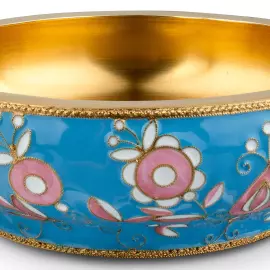 Серебряная конфетница "Шедевры перегородчатой эмали"