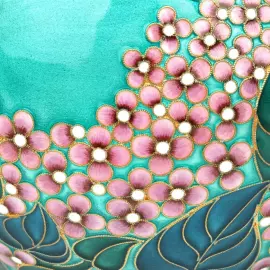 Серебряный чайник "Шедевры перегородчатой эмали"