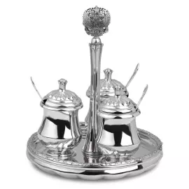 Серебряный набор для специй "Государственный"