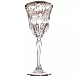 Набор бокалов для вина Timon "Lady.D" на 6 персон, с платиной