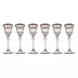 Набор рюмок Timon "Lady.D" на 6 персон, с платиной