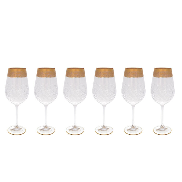 A set of Timon wine glasses for 6 persons_1