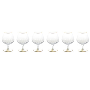 A set of wine glasses Sam "Palermo Platinum" for 6 people