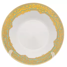 Набор салатниц Falkenporzellan "Natalia seladon gold" на 6 персон