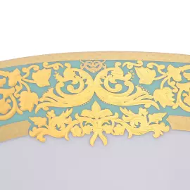 Набор салатниц Falkenporzellan "Natalia seladon gold" на 6 персон