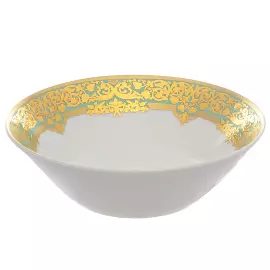 Набор салатниц Falkenporzellan "Natalia seladon gold" на 6 персон