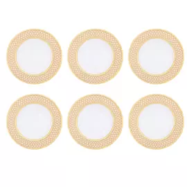 Набор глубоких тарелок Falkenporzellan "Valencia Creme Gold" на 6 персон