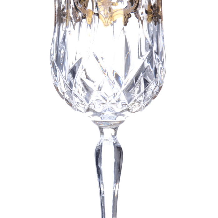A set of Art Deco wine glasses` "Coll.Edelweiss" for 6 people
