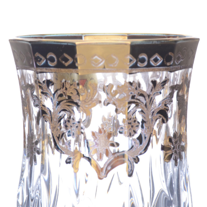 A set of Art Deco wine glasses` "Coll.Edelweiss" for 6 people