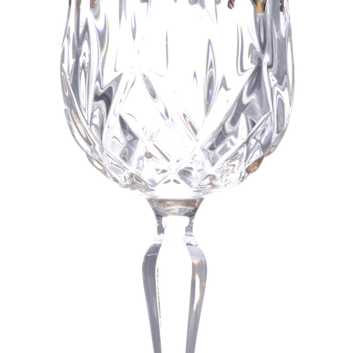 Set of wine glasses Art Deco` "Coll.Edelweiss" for 6 people