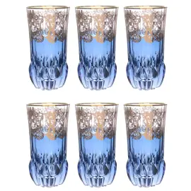 Набор стаканов для воды Art Deco` "Coll.Speccnio" на 6 персон, синий