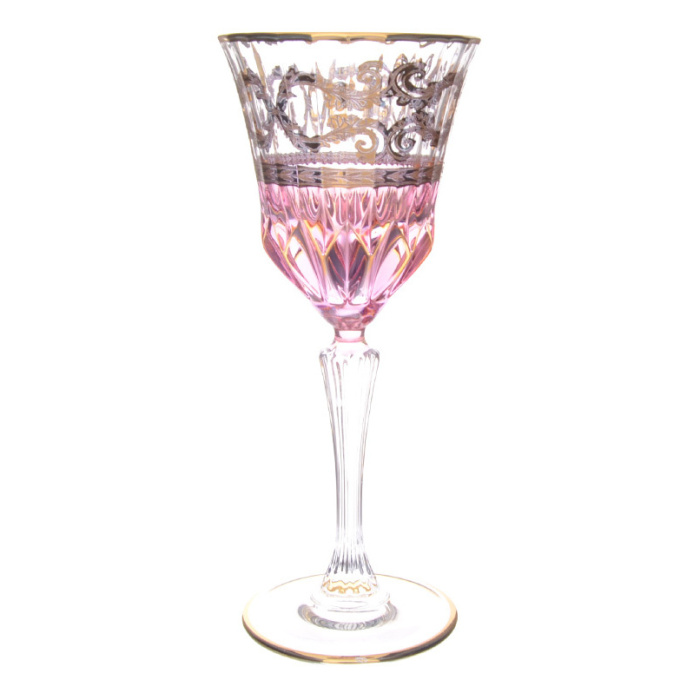 Set of wine glasses Art Deco` "Coll.Fish" for 6 persons