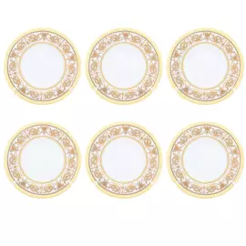 Набор глубоких  тарелок Falkenporzellan "Imperial White Gold" на 6 персон
