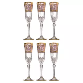 A set of TIMON "Adagio" champagne glasses for 6 people