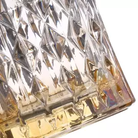 Набор стаканов для воды Timon "Lady Diamond" на 6 персон, медовый с позолотой